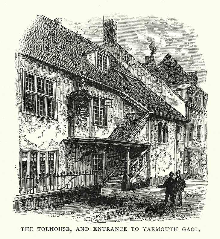 The Tolhouse and Entrance to Yarmouth Gaol by English School