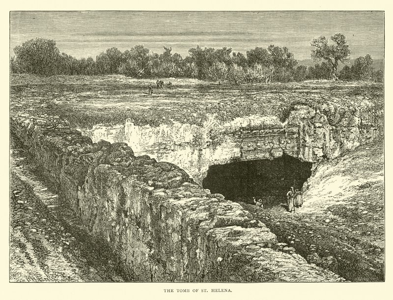 The Tomb of St Helena by English School
