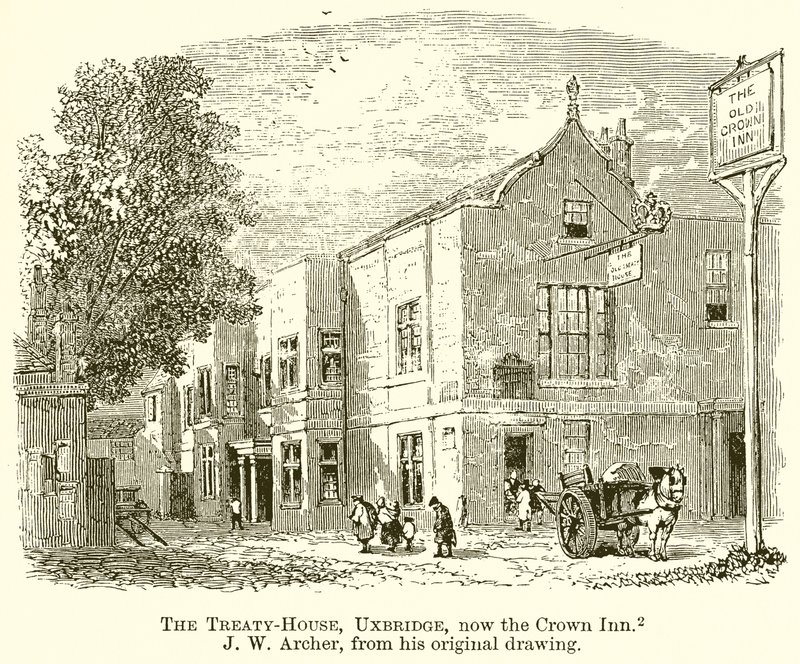 The Treaty-House, Uxbridge, now the Crown Inn by English School