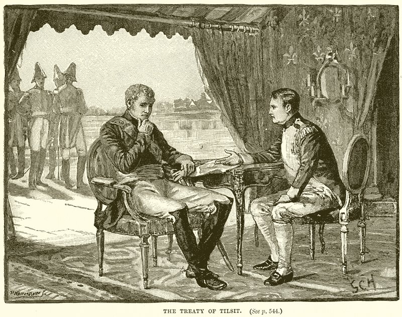 The Treaty of Tilsit by English School