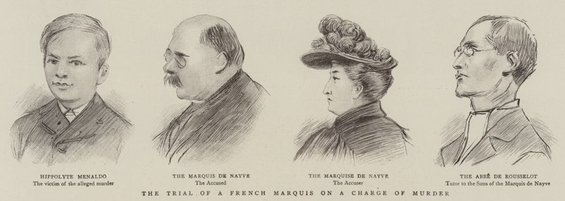 The Trial of a French Marquis on a Charge of Murder by English School