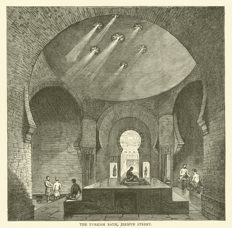 The Turkish Bath, Jermyn Street by English School