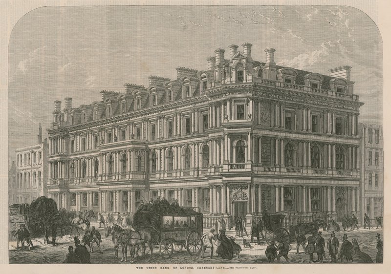 The Union Bank of London on Chancery Lane by English School