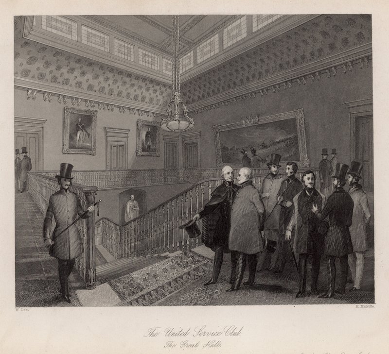 The United Service Club, the Great Hall by English School