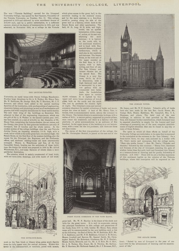 The University College, Liverpool by English School