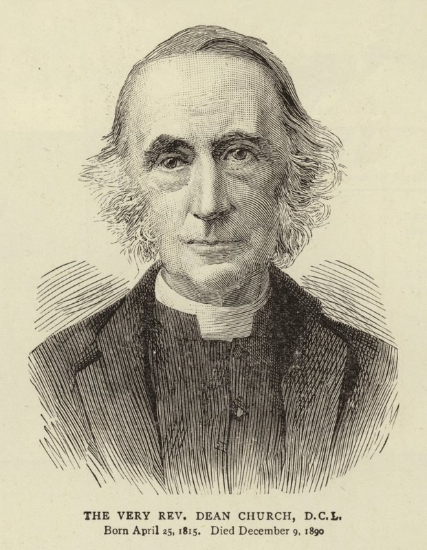 The Very Reverend Dean Church by English School