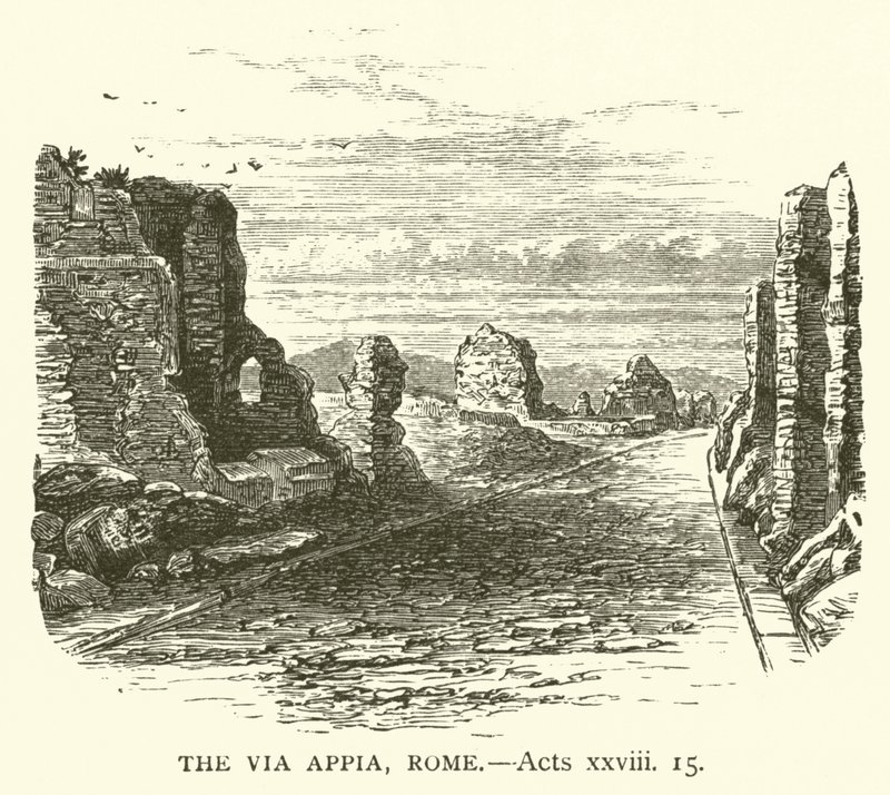 The Via Appia, Rome, Acts by English School