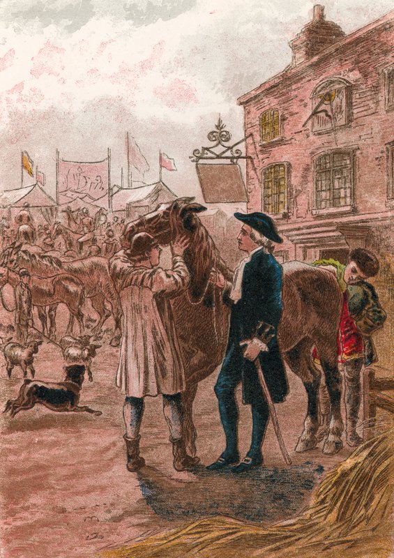 The Vicar Sells His Horse by English School