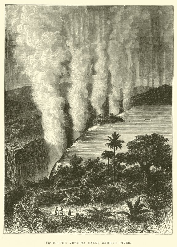 The Victoria Falls, Zambesi River by English School