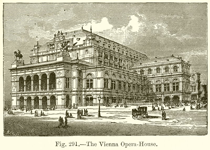 The Vienna Opera House by English School