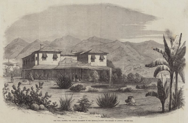 The Vigia, Madeira, the Winter Residence of Her Imperial Majesty the Empress of Austria by English School