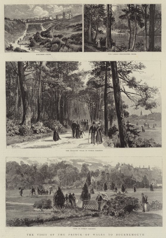 The Visit of the Prince of Wales to Bournemouth by English School