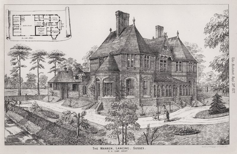 The Warren, Lancing, Sussex by English School