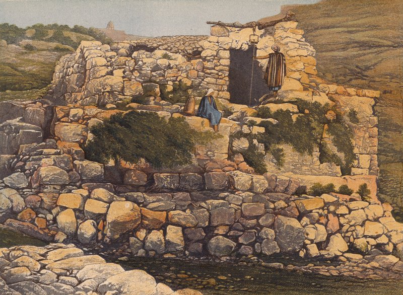 The Well of En-Rogel, Jerusalem by English School