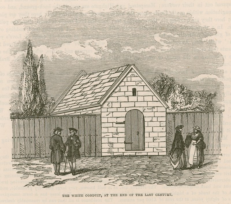 The White Conduit of White Conduit House, Islington, London by English School