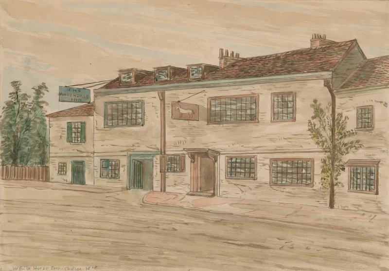 The White Horse Inn Public House in Chelsea by English School