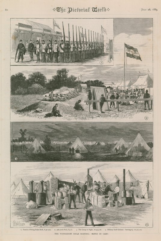 The Wimbledon Rifle Meeting by English School