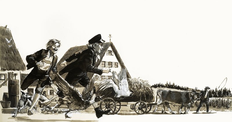 The World of Make-Believe: Wanderers in Wonderland (Brothers Grimm) by English School