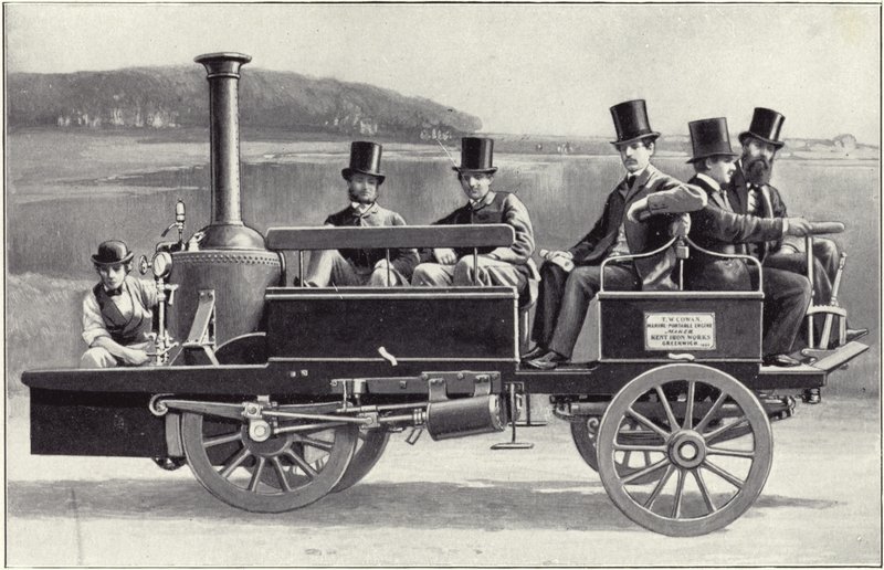 The Yarrow-Hilditch Steam Carriage by English School