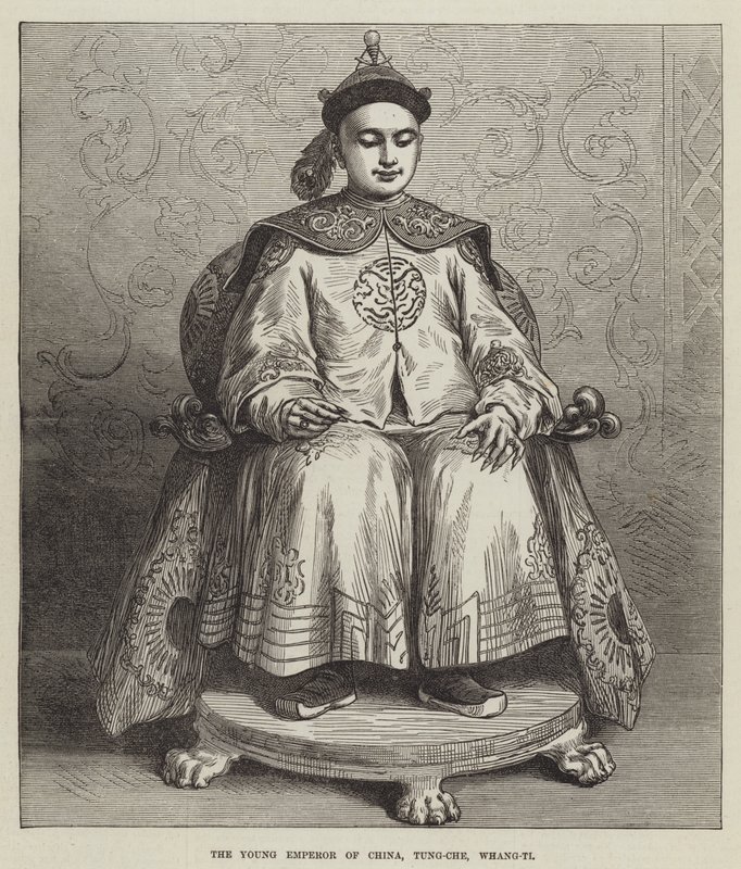 The Young Emperor of China, Tung-Che, Whang-Ti by English School