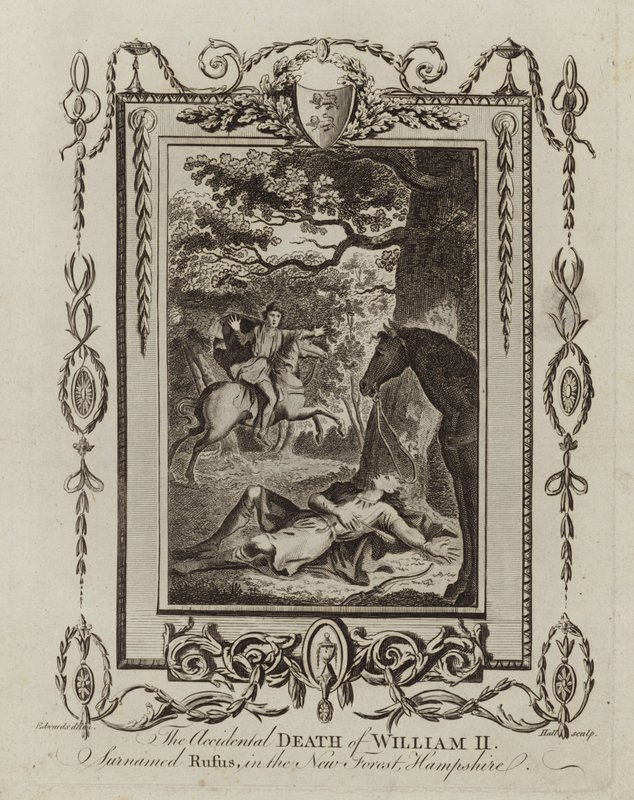 The accidental death of William II by English School