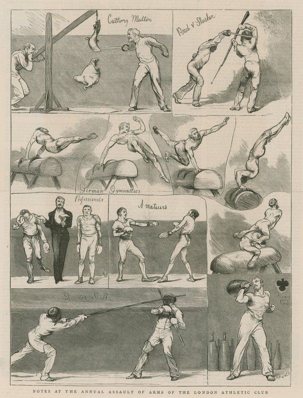 The Annual Assault of Arms of the London Athletics Club by English School