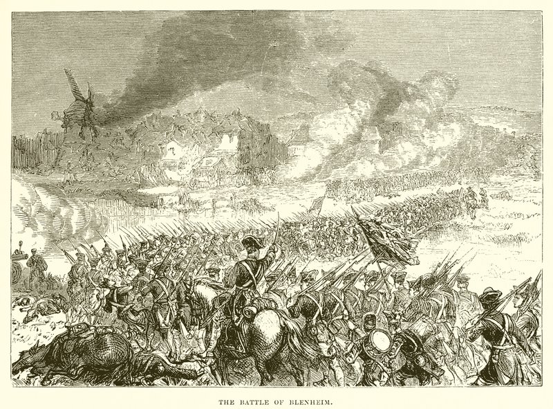 The Battle of Blenheim by English School
