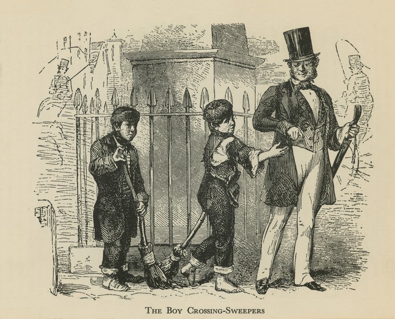 The boy crossing sweepers by English School
