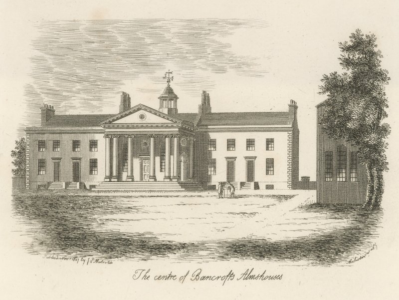 The Centre of Bancrofts Almshouses by English School
