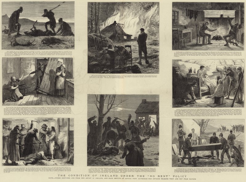 The Condition of Ireland Under the No Rent Policy by English School