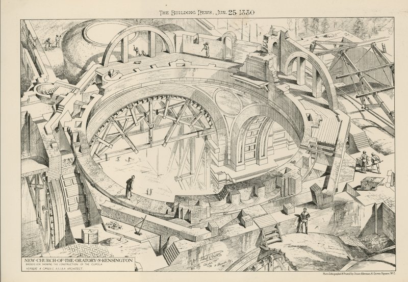 The Cupola of the New Church of the Oratory by English School