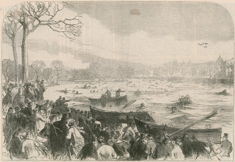 The Disaster on the Ice at Regents Park by English School
