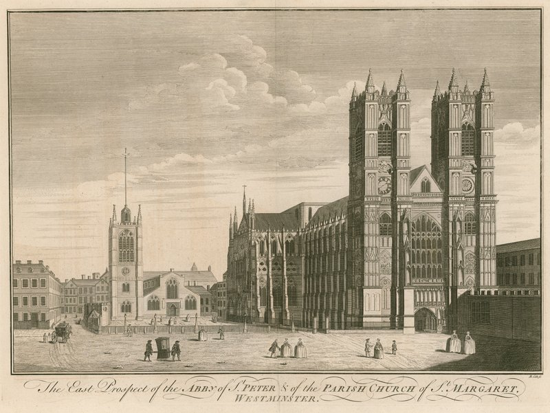 The East Prospect of the Abbey of St Peter