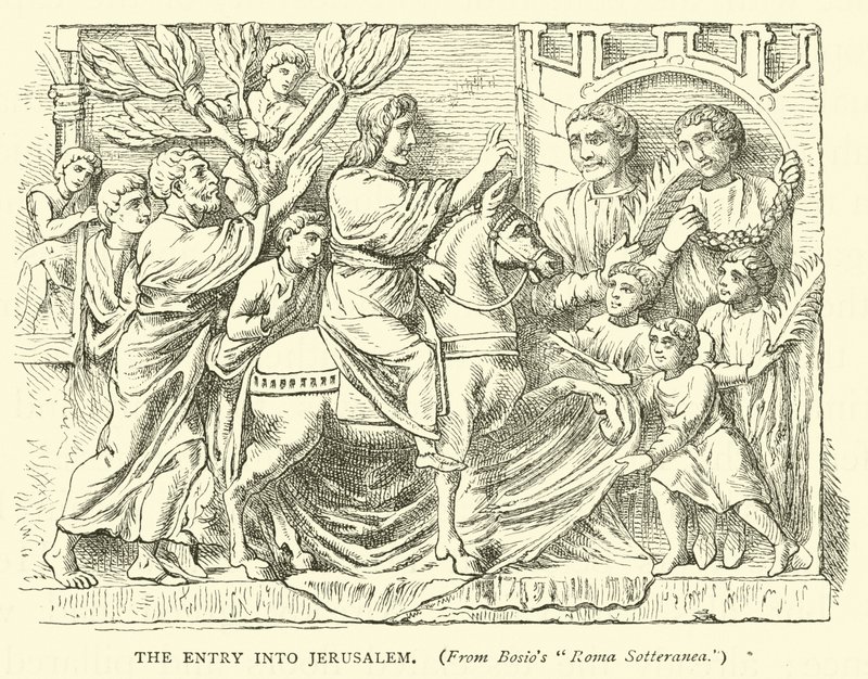 The Entry into Jerusalem by English School