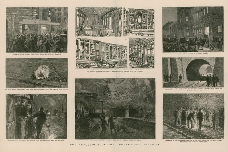 The Explosions on the Underground Railway by English School