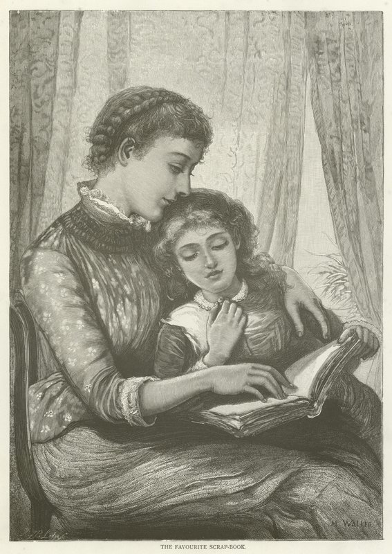 The Favourite Scrap Book by English School