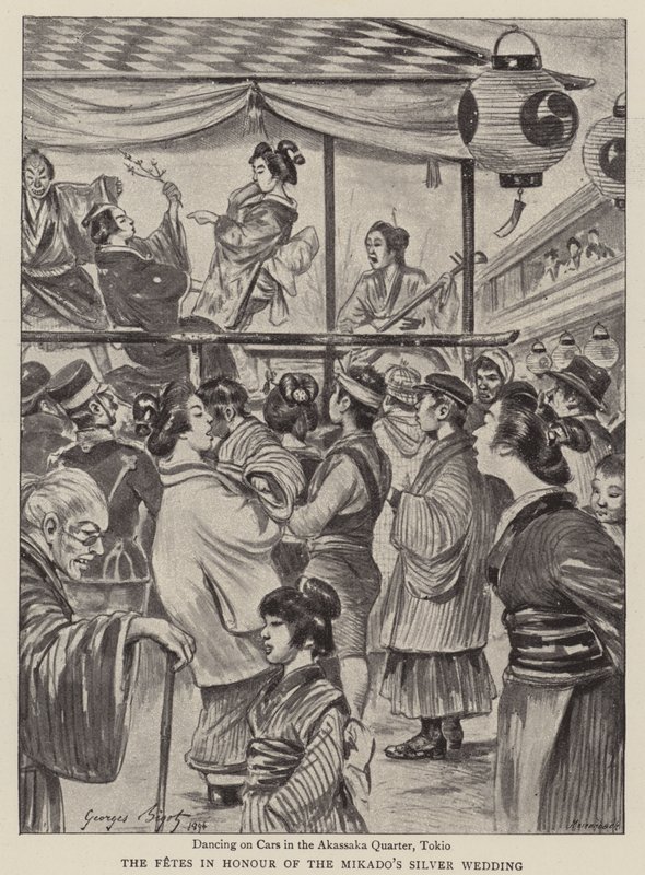 The fetes in honour of the Mikado