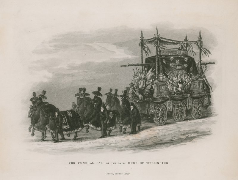 The Funeral Car of the Late Duke of Wellington by English School