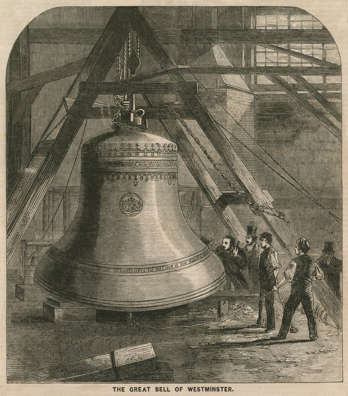 The great bell of Westminster by English School