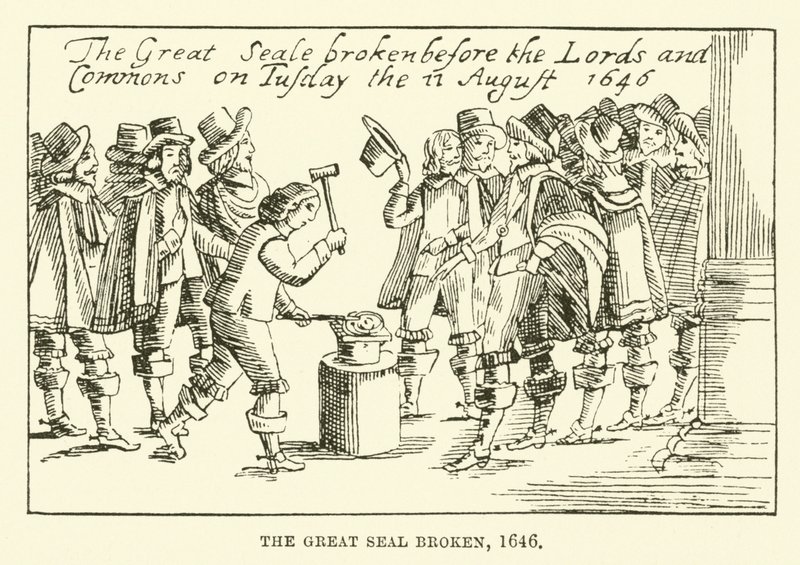 The great seal broken by English School