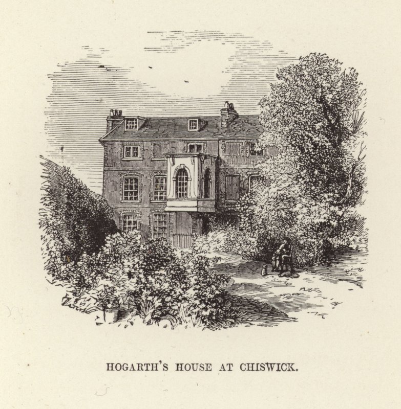 The Home of William Hogarth in Chiswick by English School