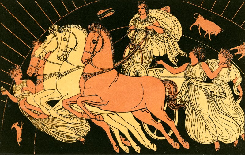 The horses of the morning by English School