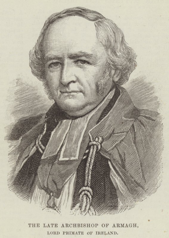 The late Archbishop of Armagh, Lord Primate of Ireland by English School