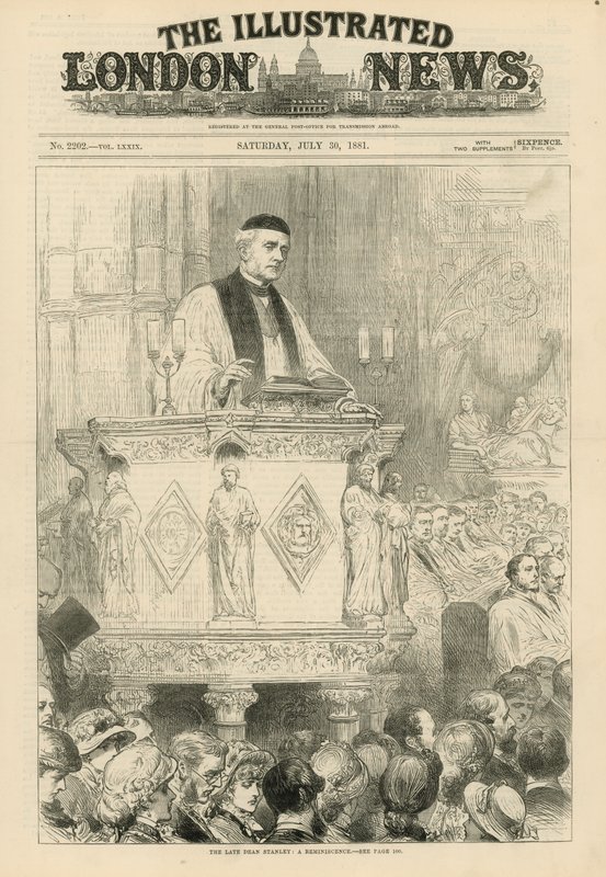 The Late Dean Stanley in Westminster Abbey by English School