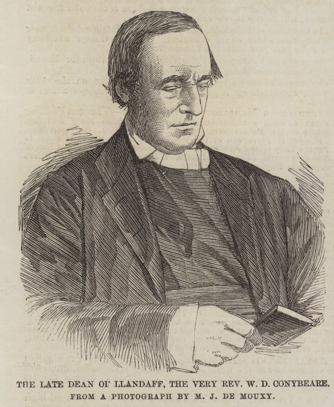 The late Dean of Llandaff, the Very Reverend W D Conybeare by English School