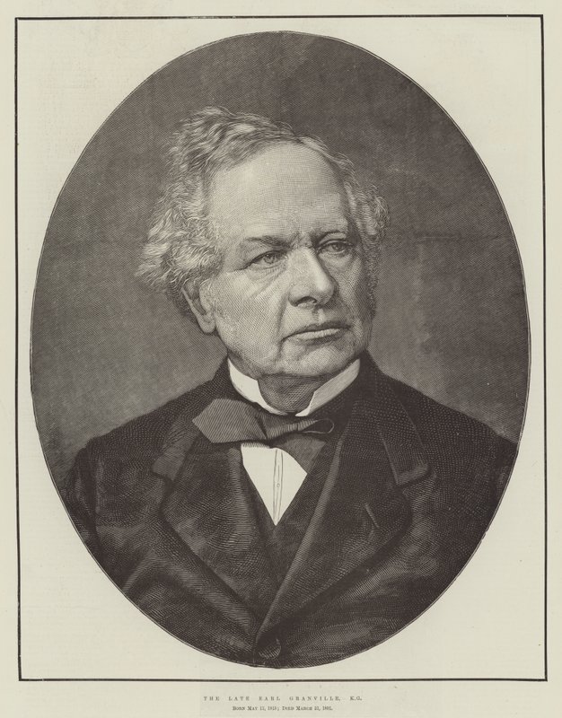 The late Earl Granville, KG by English School