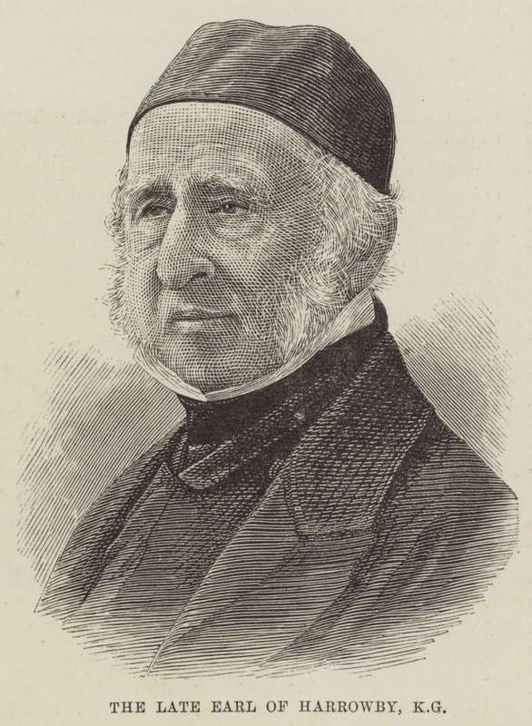 The late Earl of Harrowby, KG by English School