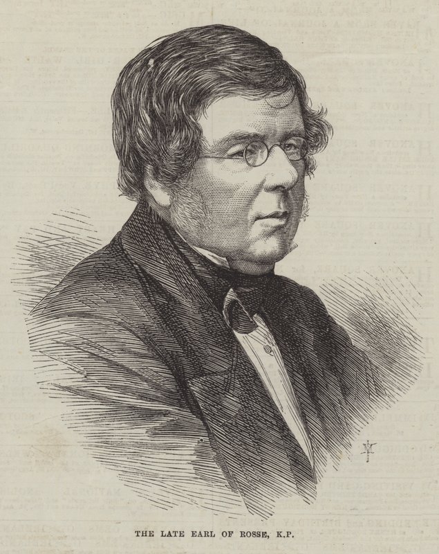 The late Earl of Rosse, KP by English School