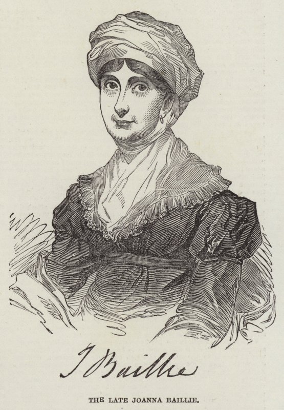 The late Joanna Baillie by English School