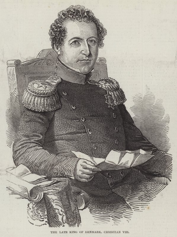 The late King of Denmark, Christian VIII by English School